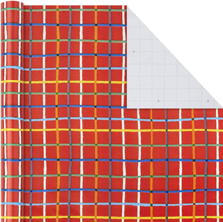 Red-Crosshatch-Gift Wrap your Alpaca Gifts