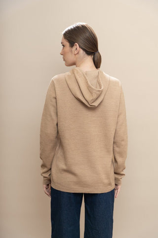 Baby Alpaca/Cotton Hoodie - Choice Alpaca Products-A10Z825P0000-XXC0002-SM