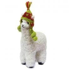 4alpaca-black-Huacaya Alpaca Felted Ornament
