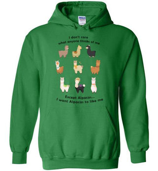 t-shirt: I Want Alpacas to Like Me Gildan Heavy Blend Hoodie - Choice Alpaca Products-TS.101355092