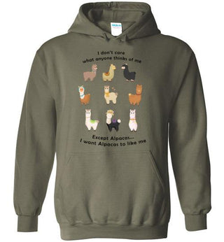 t-shirt: I Want Alpacas to Like Me Gildan Heavy Blend Hoodie - Choice Alpaca Products-TS.101355118