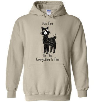 I'm Fine Alpaca Gildan Heavy Blend Hoodie - Choice Alpaca Products-TS.102489413