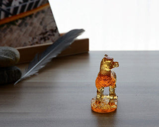Liuli Crystal Alpaca Figurine - Choice Alpaca Products-Liuli_brown_1