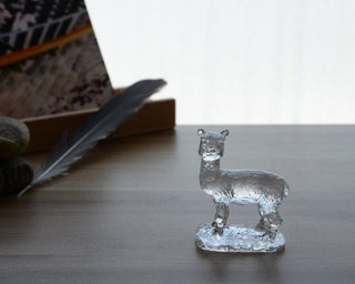 Liuli Crystal Alpaca Figurine - Choice Alpaca Products-Liuli_white_1