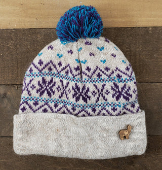 0005GA-pin-LOVE Alpaca Hat and Lapel Pin