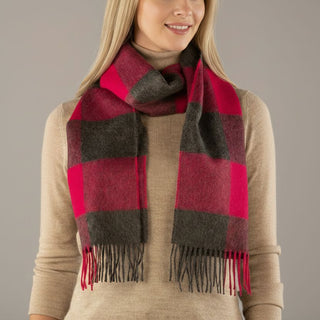 Luxury Square Alpaca Scarf - Choice Alpaca Products-D10720-Comb6