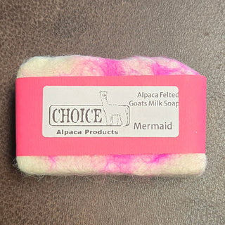 Marlin Alpaca Felted Soaps - Choice Alpaca Products-MRLN_felted_soap_mermaid