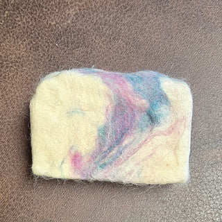 Marlin Alpaca Felted Soaps - Choice Alpaca Products-MRLN_felted_soap_old_time_barbershop