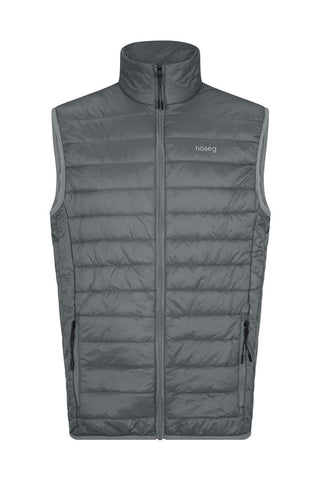 Men's Alpafill Puffer Alpaca Vest - Choice Alpaca Products-MENALPGRYPUFVSTXS