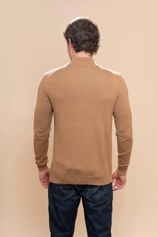Men's New York 1/2 Zip Sweater - Choice Alpaca Products-A10Y456P0100-H840001-MD