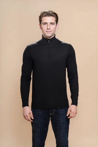 Men's New York 1/2 Zip Sweater - Choice Alpaca Products-A10Y456P0100-H840001-MD