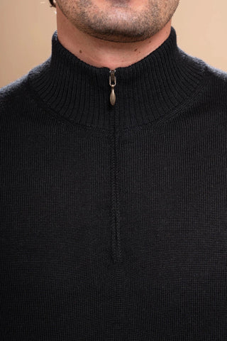 Men's New York 1/2 Zip Sweater - Choice Alpaca Products-A10Y456P0100-H910001-MD