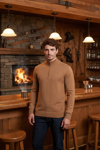 Men's New York 1/2 Zip Sweater Shirts & Tops 