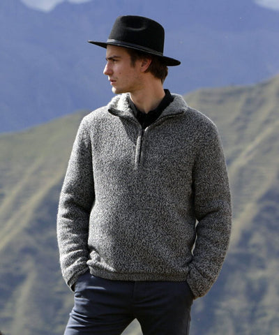 Men's Trekker Alpaca Pullover - Purely Alpaca