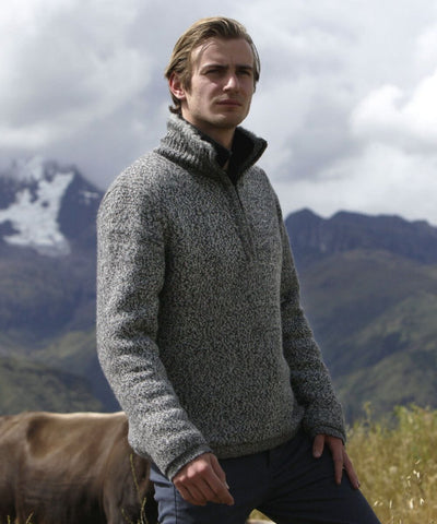 Men's Trekker Alpaca Pullover - Purely Alpaca