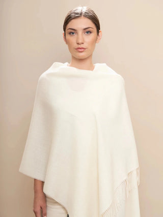 Natural Undyed 100% Baby Alpaca Eco Classic Shawl - Choice Alpaca Products-I10365EP0000-0840001