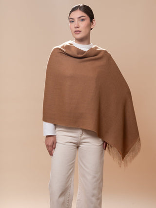 Natural Undyed 100% Baby Alpaca Eco Classic Shawl - Choice Alpaca Products-I10365EP0000-0840001