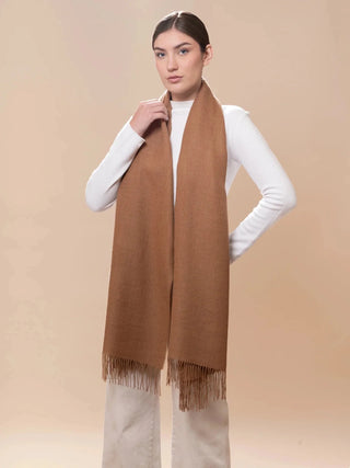 Natural Undyed 100% Baby Alpaca Eco Classic Shawl - Choice Alpaca Products-I10365EP0000-08A0163