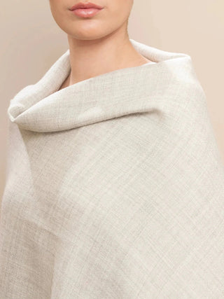 Natural Undyed 100% Baby Alpaca Eco Classic Shawl - Choice Alpaca Products-I10365EP0000-09A0053