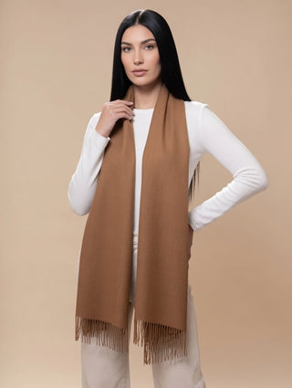 Natural Undyed 100% Baby Alpaca Eco Classic Shawl - Choice Alpaca Products-I10365EP0000-09A0053
