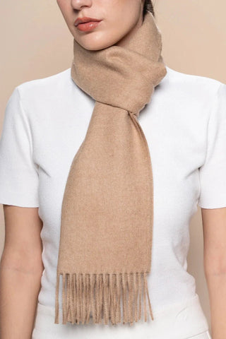 Natural Undyed 100% Baby Alpaca Eco Scarf - Choice Alpaca Products-D10234EP0000-08A0163