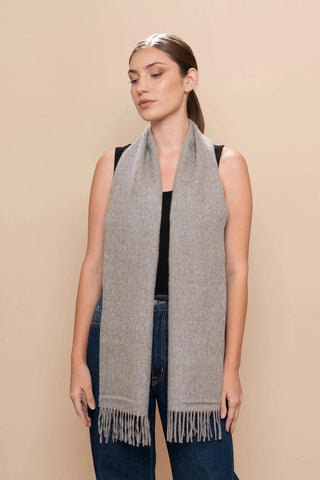 Natural Undyed 100% Baby Alpaca Eco Scarf - Choice Alpaca Products-D10234EP0000-09A0124