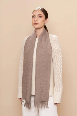 Natural Undyed 100% Baby Alpaca Eco Scarf Scarf 