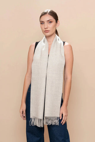 Natural Undyed 100% Baby Alpaca Eco Scarf Scarf 