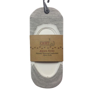 No-Show Alpaca Socks - Choice Alpaca Products-BHFT-M-PLAT