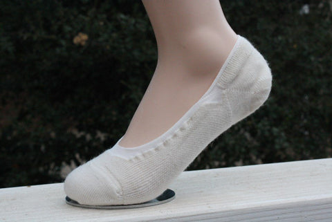 No-Show Alpaca Socks Socks Large White 