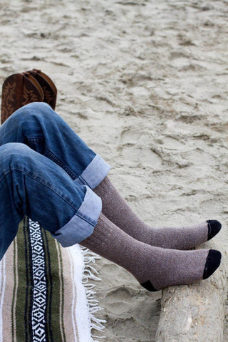 "OutdoorAdventure" Alpaca Socks - Made in the USA - Choice Alpaca Products-CAFOA-Sm-B
