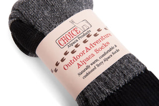 "OutdoorAdventure" Alpaca Socks - Made in the USA Socks 