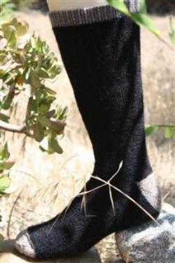 "OutdoorAdventure" Alpaca Socks - Made in the USA Socks OutdoorAdventure Small Black