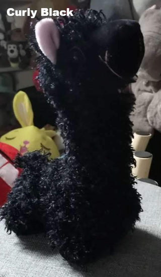 PacaBuddies Stuffed Alpaca Toys - Choice Alpaca Products-COA1-CurlyBlack