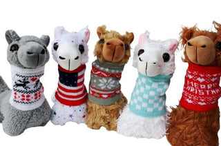 PacaBuddies Sweater Accessories - Choice Alpaca Products-pacabuddies-sweater-reindeer-green