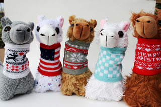 PacaBuddies Sweater Accessories - Choice Alpaca Products-pacabuddies-sweater-reindeer-green