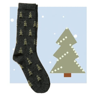 RK367-sm-Pinetree Alpaca Socks