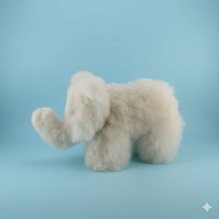 Sculpted Alpaca Fur Poodle Toy 