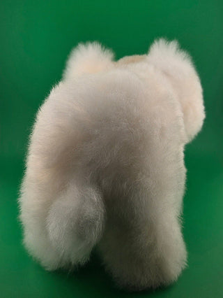 Sculpted Alpaca Fur Poodle Toy 