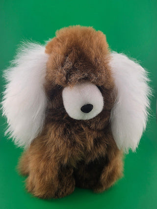 Sculpted Alpaca Fur Poodle Toy 