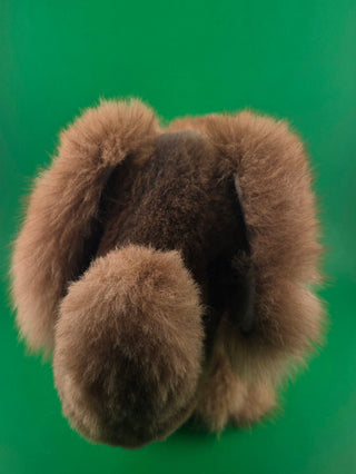 Sculpted Alpaca Fur Poodle Toy 