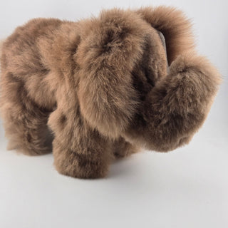 Sculpted Alpaca Fur Poodle Toy 