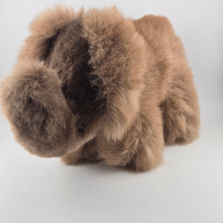 Sculpted Alpaca Fur Poodle Toy 