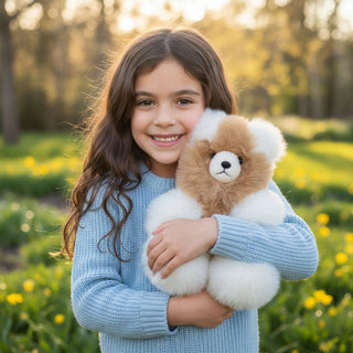 INCT-10-sitting-bear-Sitting Bear - Premium Alpaca Fur Toy - 10"