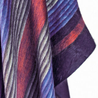 Six Band Alpaca Poncho - Choice Alpaca Products-DN_173104099124