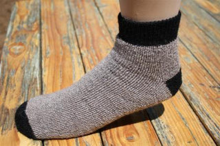 "SlipperBootie" Alpaca Socks - Made in the USA Socks 