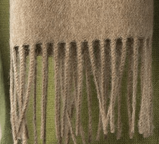 Solid Weave Brushed Scarf - Choice Alpaca Products-D6418-282