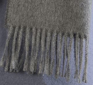 Solid Weave Brushed Scarf - Choice Alpaca Products-D6418-435