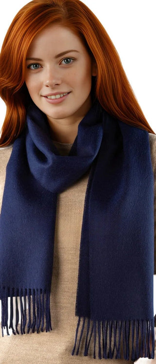 Solid Weave Brushed Scarf - Choice Alpaca Products-D6418-AZ1709