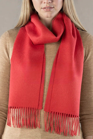 Solid Weave Brushed Scarf - Choice Alpaca Products-D6418-RJ1092